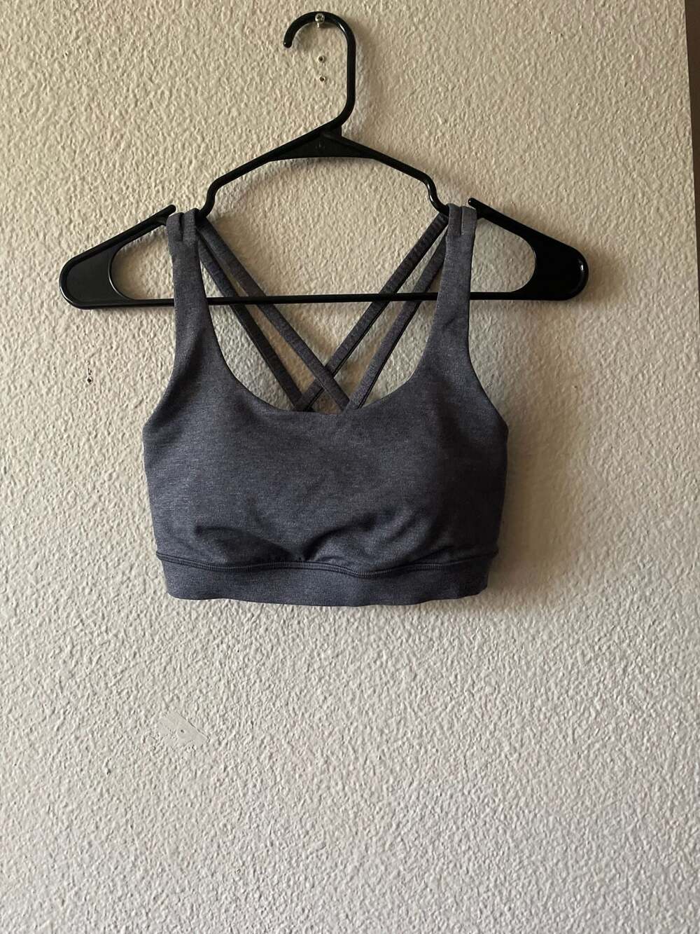 Lululemon Free to Be Serene Bra Heathered Grey Size 4